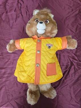 Vintage 1985 Teddy Ruxpin Animatronic Talking Bear Doll by Worlds of Wonder